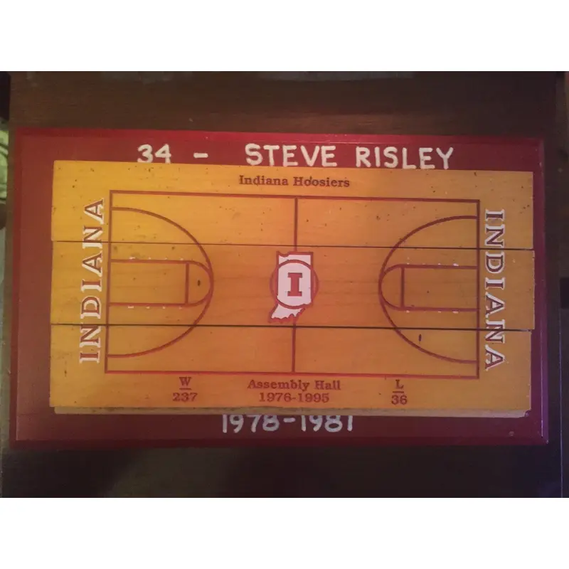 Indiana University Assembly Floor display, Steve Risley Personalized