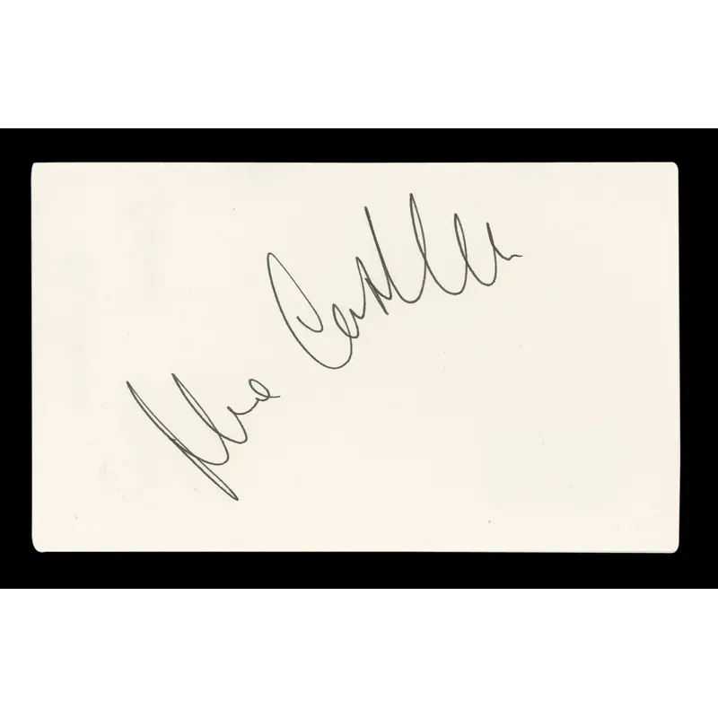 Max Casella Tulsa King Authentic Signed 3x5 Index Card Autographed BAS #AD70241
