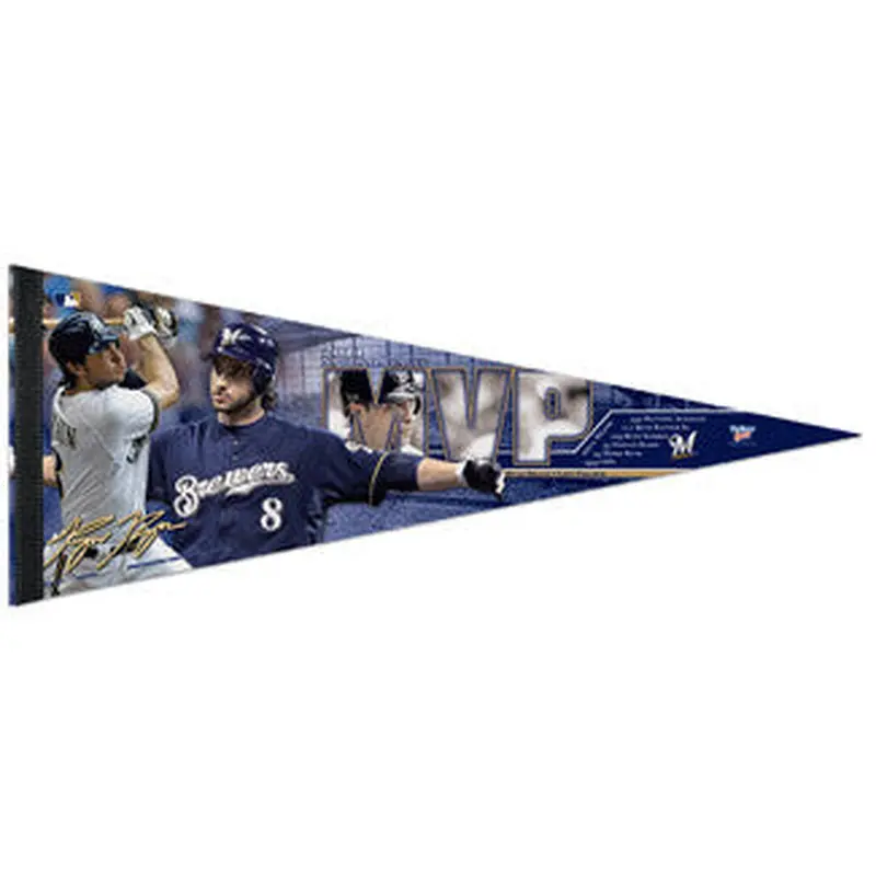Ryan Braun "2011 MVP" Premium Felt Pennant (LE /1,000) - Wincraft Inc.