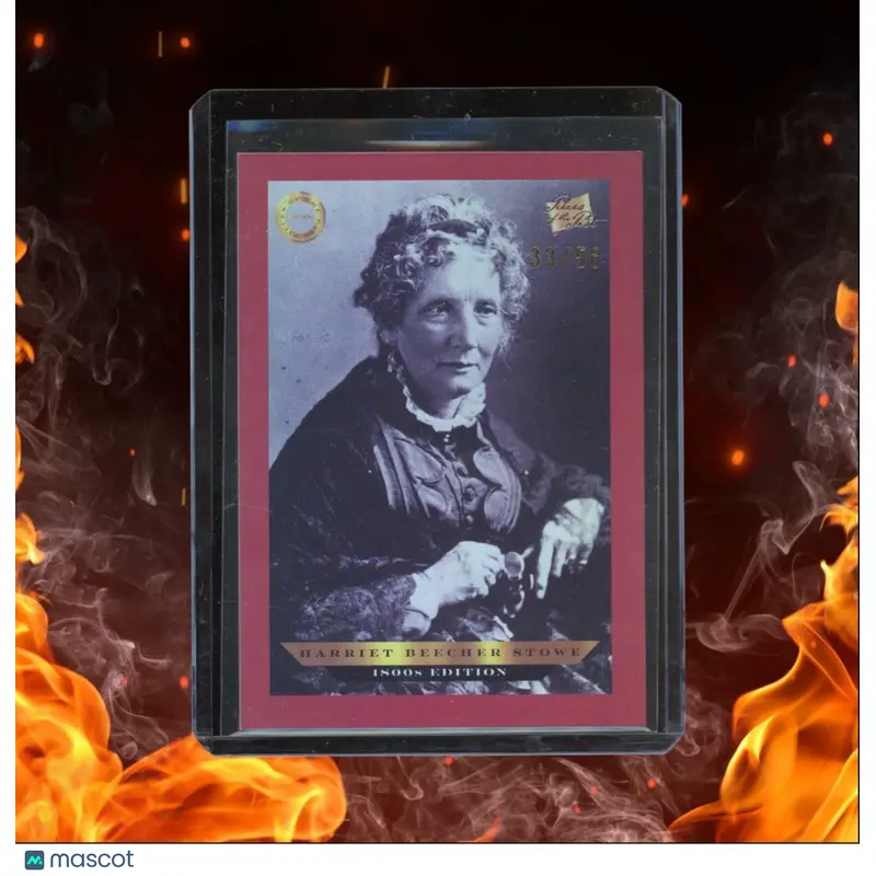 2024 Pieces of the Past 1800's Harriet Beecher Stowe Red 33/50 #B-118