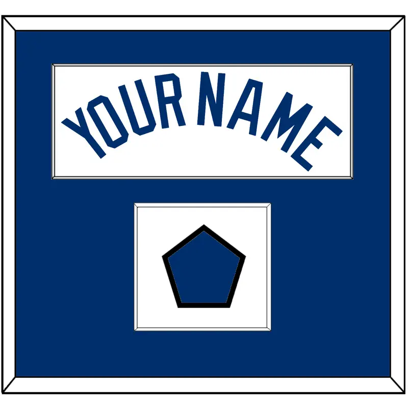 Los Angeles Name & Logo Patch - Home White - Single Mat 1