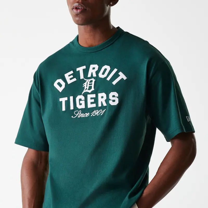 New Era - MLB HERITAGE OS TEE - Detroit Tigers - Dark green