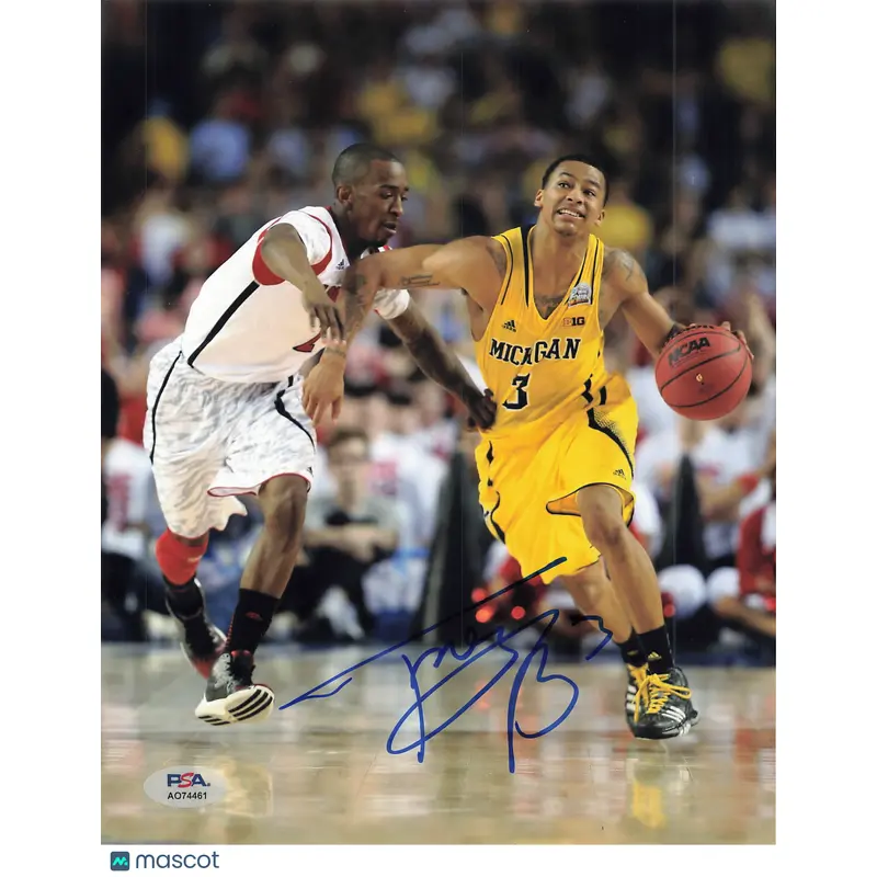 Trey Burke Signed 8x10 Photo PSA Michigan Wolverines