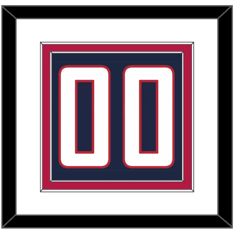 United States Mens Hockey Number - 2010 Olympics Road Blue - Double Mat 1