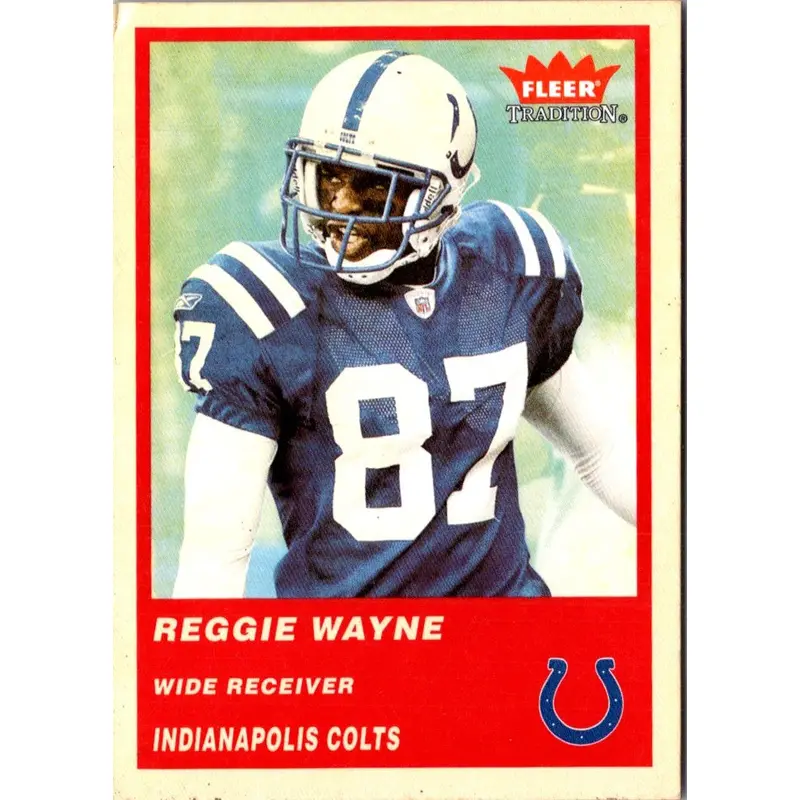 2004 Fleer Tradition Reggie Wayne #140