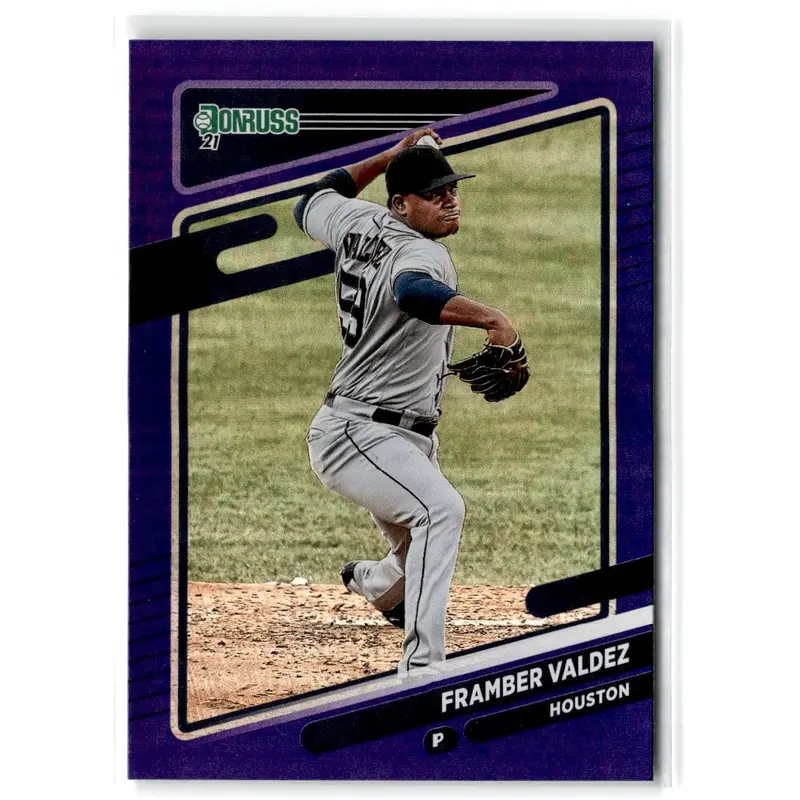 2021 Donruss Holo Blue Framber Valdez #121