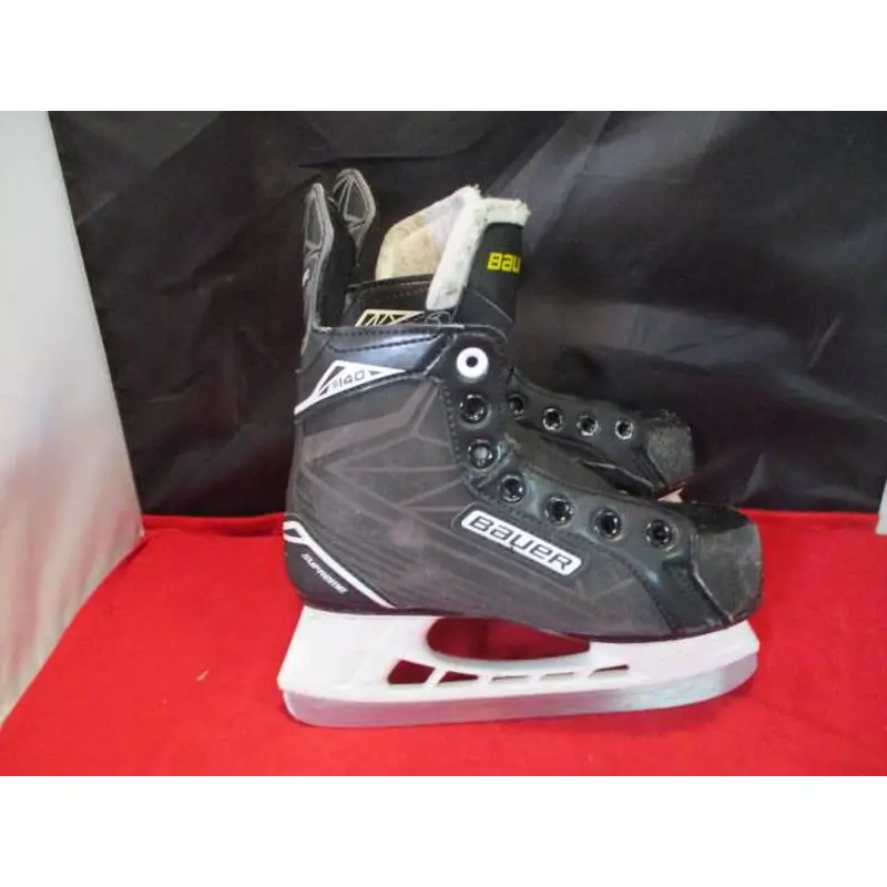Used Bauer Supreme S140 Junior Ice Hockey Skates Size 13