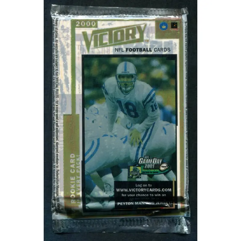 2000 Upper Deck Victory Football Unopened Pack (Hobby)