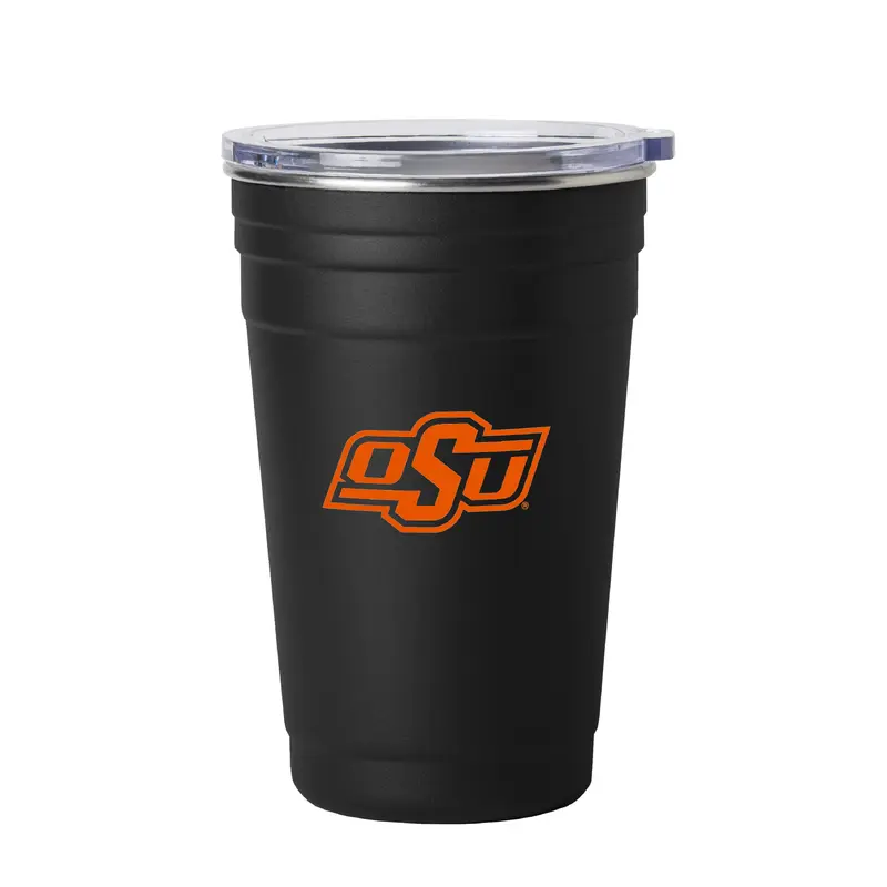 OK State Black 22oz Flipside Stainless Cup