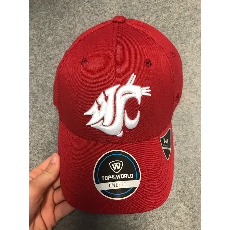 Men's Crimson Hat with White Coug Logo