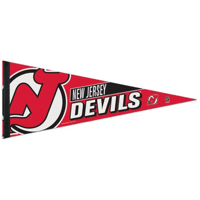 New Jersey Devils Official NHL Hockey Logo-Style Premium Felt Pennant - Wincraft Inc.