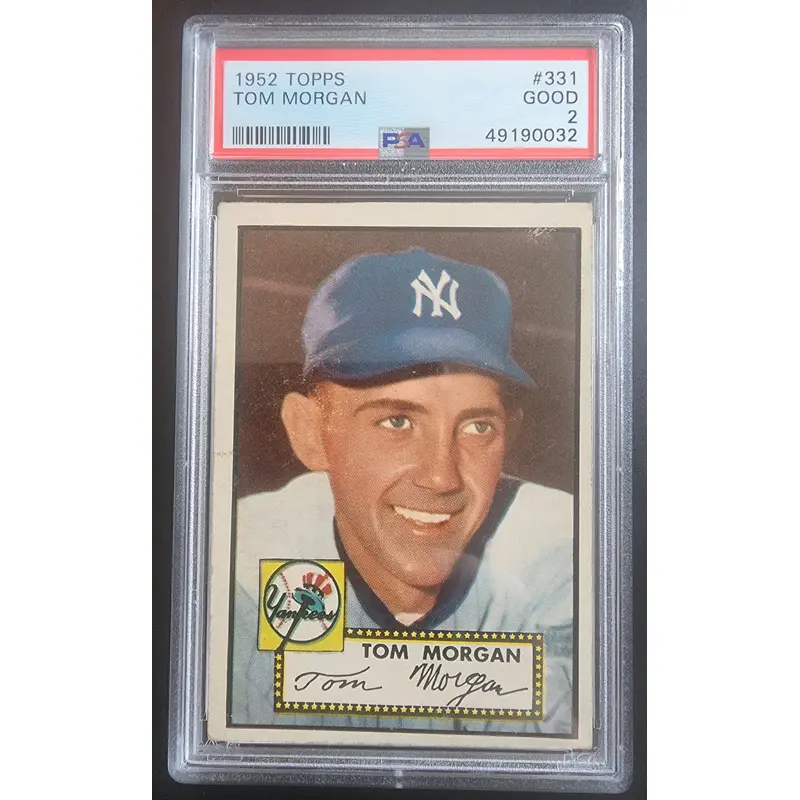 Tom Morgan 1952 Topps #331 PSA 2