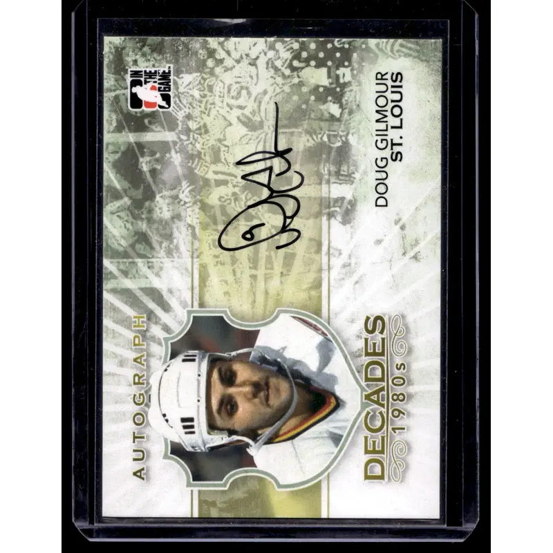 2010-11 In the Game Decades 1980s - Autographs - Doug Gilmour #A-DG