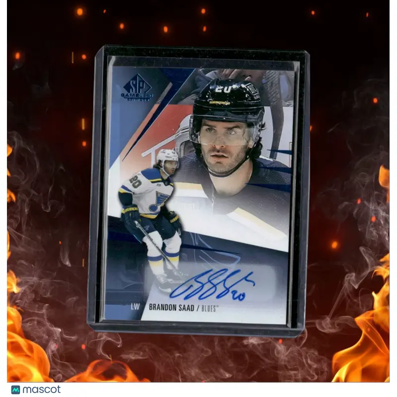 2023-24 Upper Deck SP Game Used Brandon Saad Auto #51