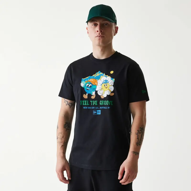 New Era Outdoor Earth Day Black T-Shirt
