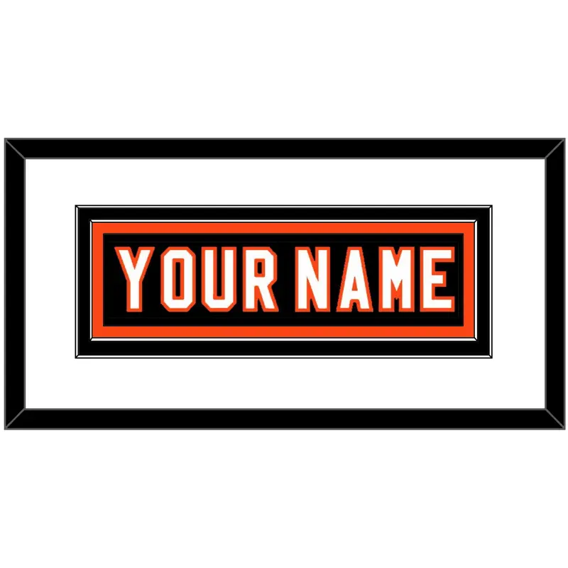 Philadelphia Nameplate - Road Black (1997-2007) - Double Mat 1