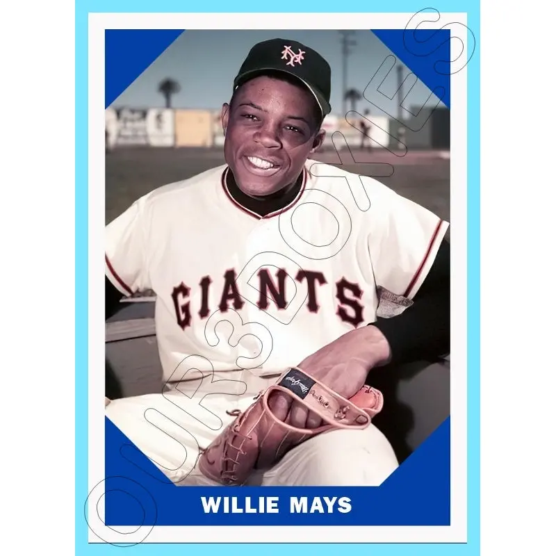Willie Mays 1960 Fleer Custom Card - 4204