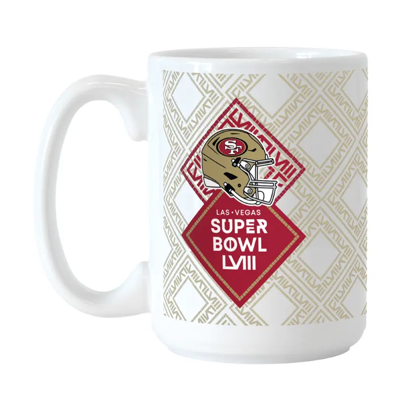San Francisco 49ers 15oz SB 58 Bound Sublimated Mug