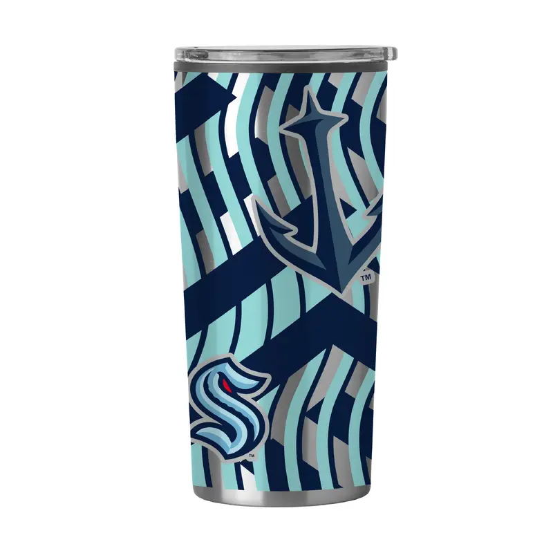 Seattle Kraken Flex 20oz Plastic Wall Stainless Tumbler