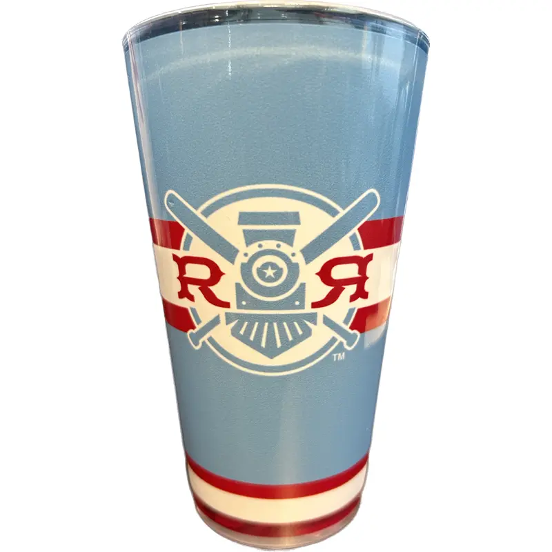 Round Rock Express Fauxback Pint Glass