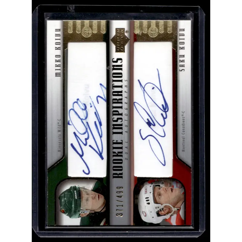 2005-06 Upper Deck Rookie Update - Mikko Koivu / Saku Koivu #267 /499 RY