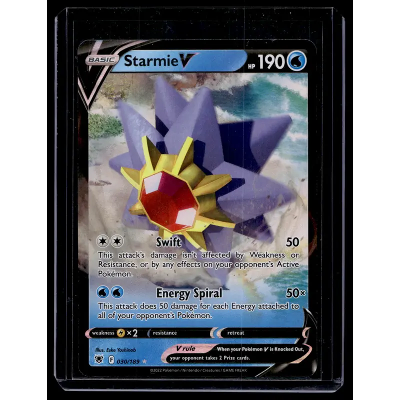 2022 Pokemon - Sword & Shield - Astral Radiance - Starmie V #030