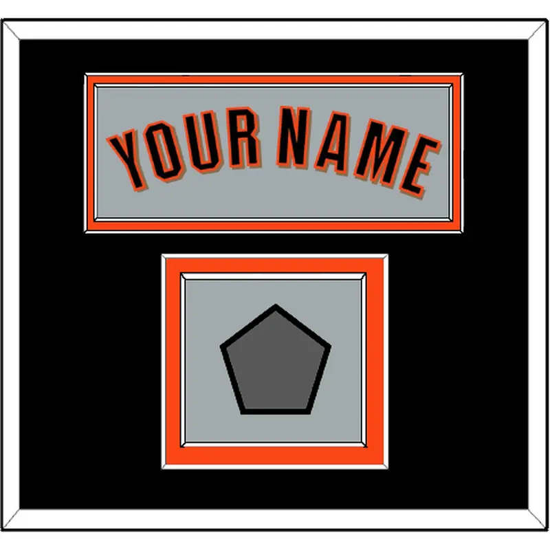 San Francisco Name & World Series Jersey Patch - Road Gray (2010-2021) - Double Mat 3