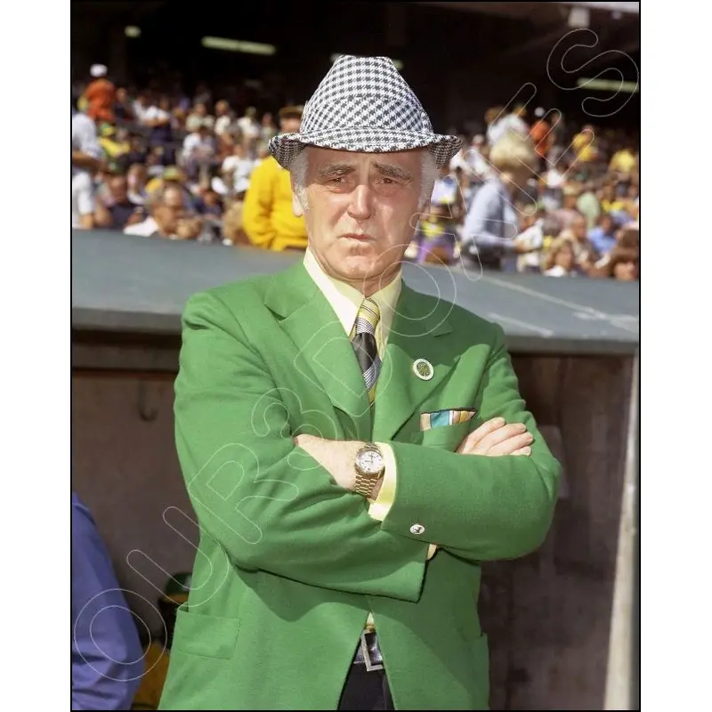 Charlie Finley 8X10 Photo - Oakland Athletics A's - 1431