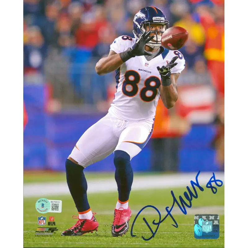 Broncos Demaryius Thomas Authentic Signed 8x10 Photo Autographed BAS #BC70313