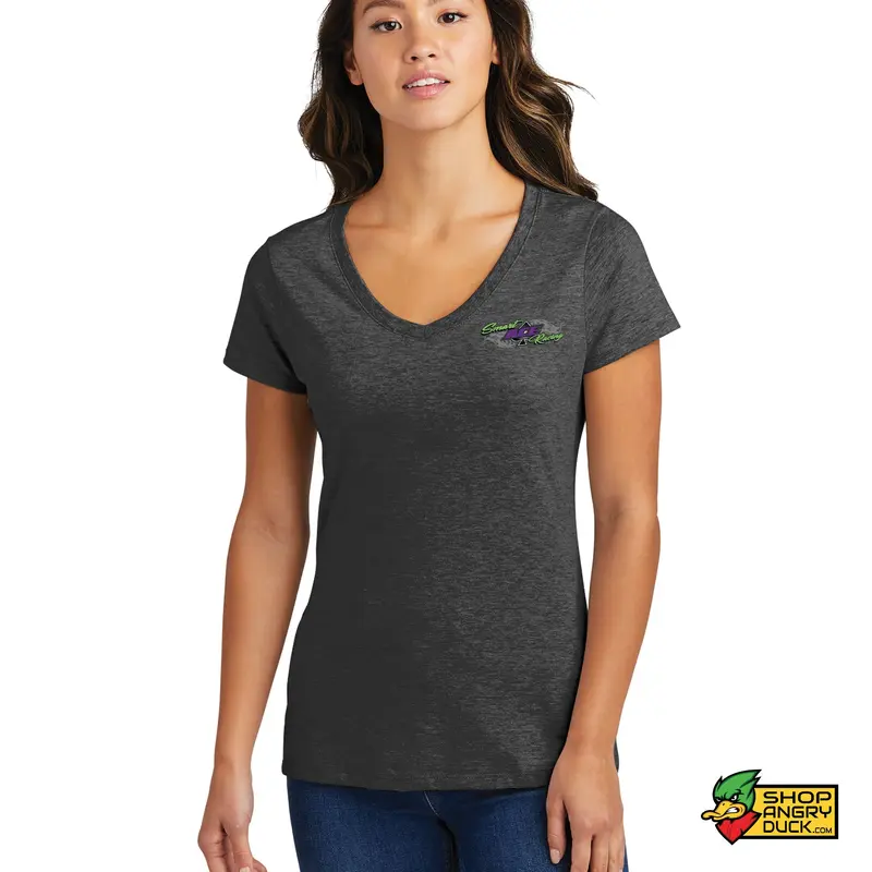 Dave Schmidt Racing Ladies V-Neck T-Shirt