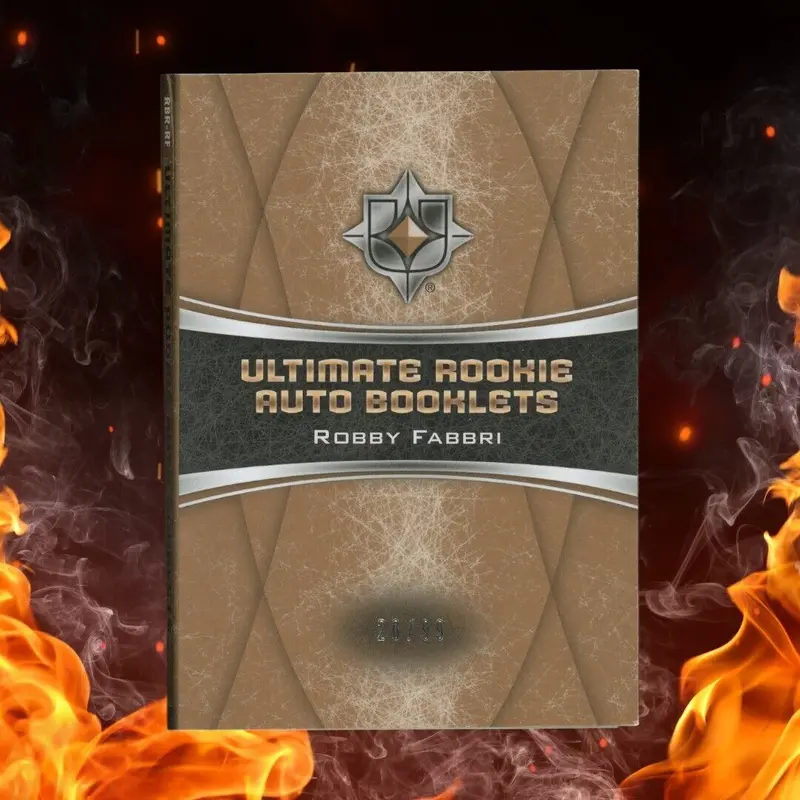 2015-16 Upper Deck Ultimate ROBBY FABBRI Dual Jersey Auto /99 Booklets #RBR-RF