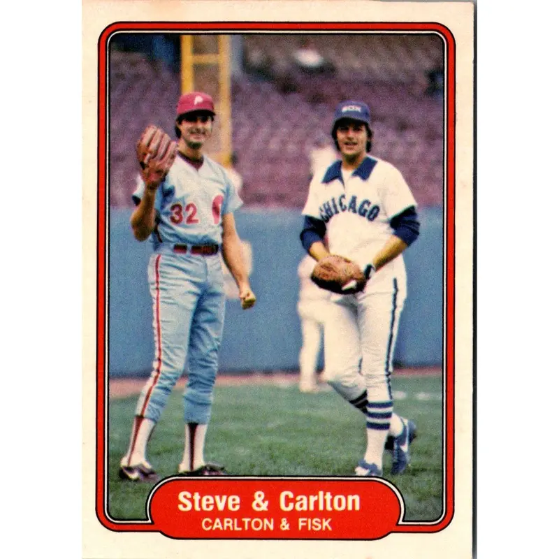 1982 Fleer Steve Carlton/Carlton Fisk #632