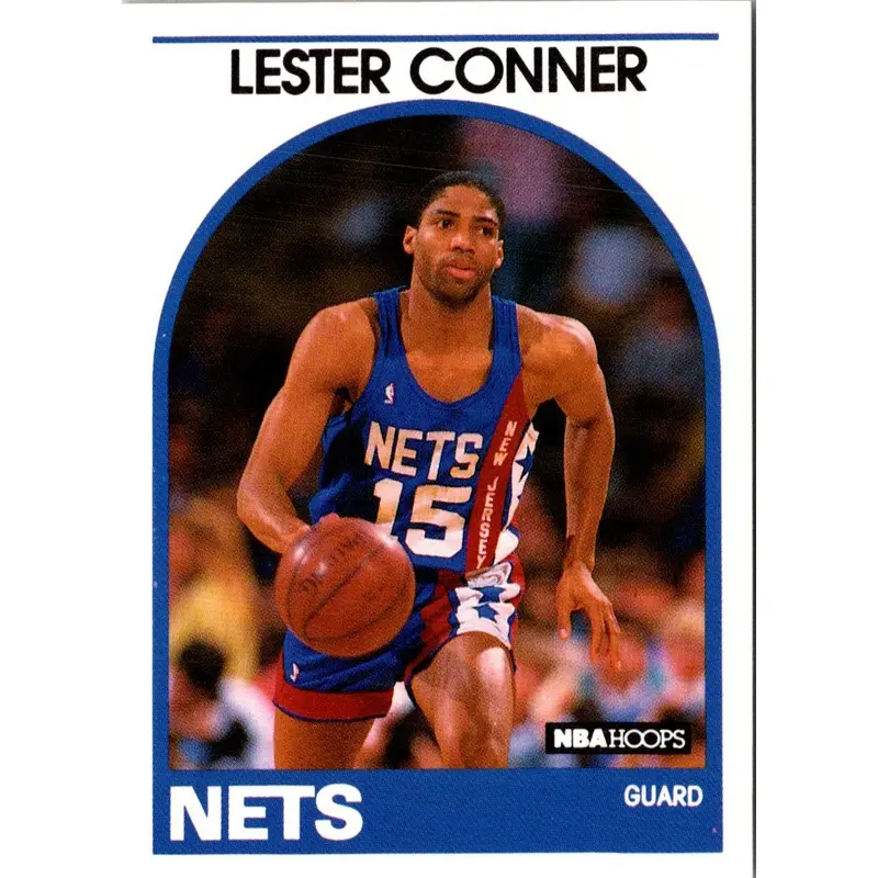 1989 Hoops Lester Conner #222 Rookie