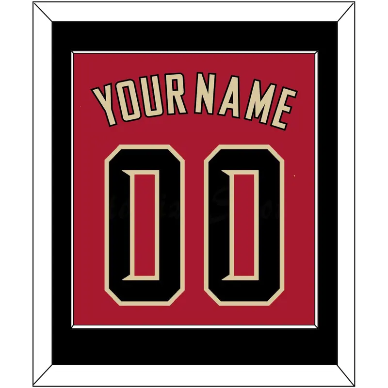 Arizona Name & Number - Alternate Red (2020-2023) - Single Mat 3