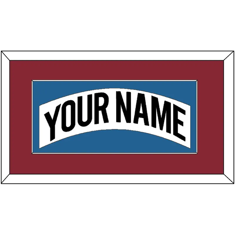 Colorado Nameplate - Home White (1995-1996) - Single Mat 2