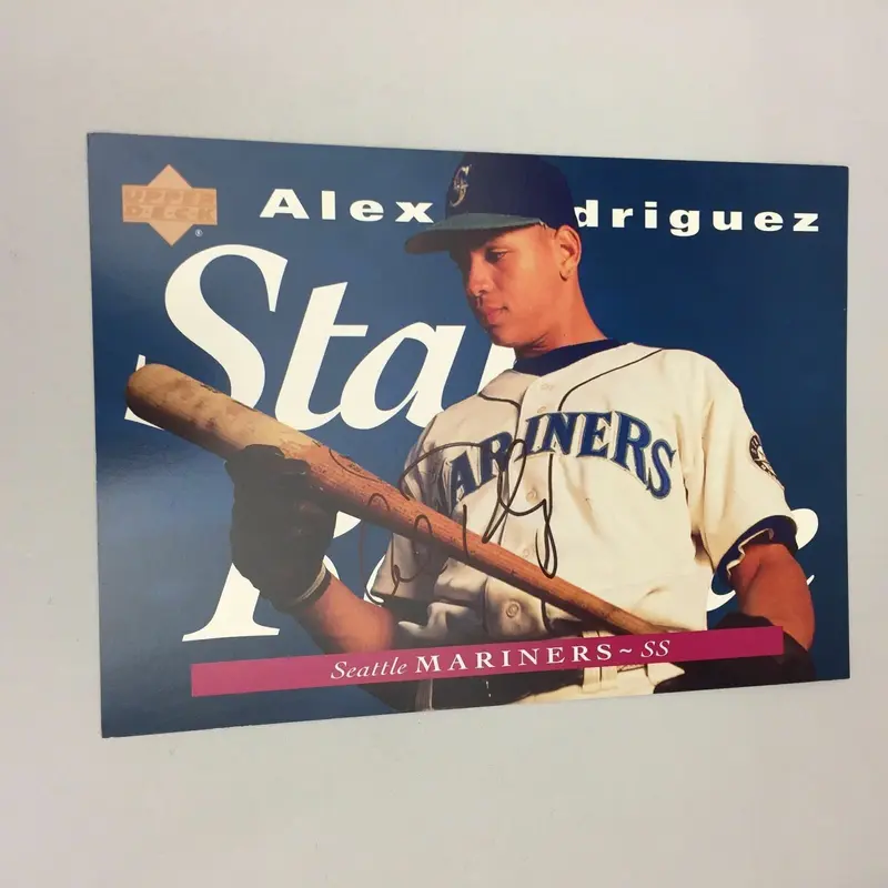 Alex Rodriguez Autographed Signed 1995 Upper Deck Jumbo Card UDA #AAF25216