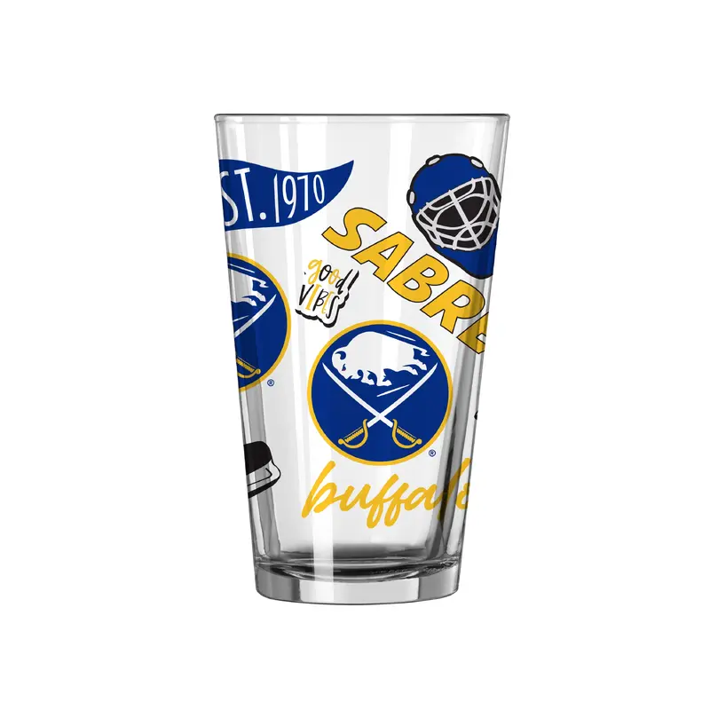 Buffalo Sabres 16oz Native Pint Glass