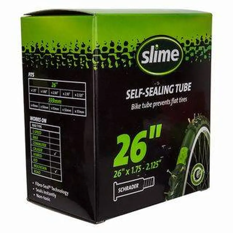 New Slime Self-Sealing Bike Tube 26 x 1.75-2.125 SV