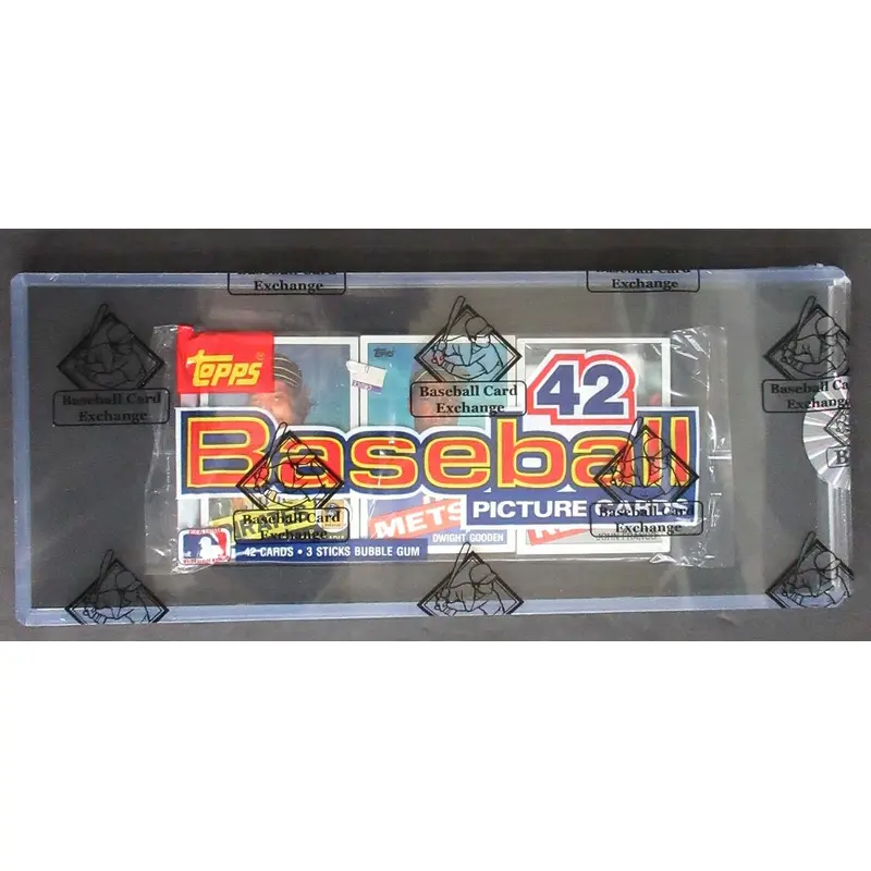 1985 Topps Baseball Unopened Grocery Rack Pack (BBCE) (Gooden Top #1)