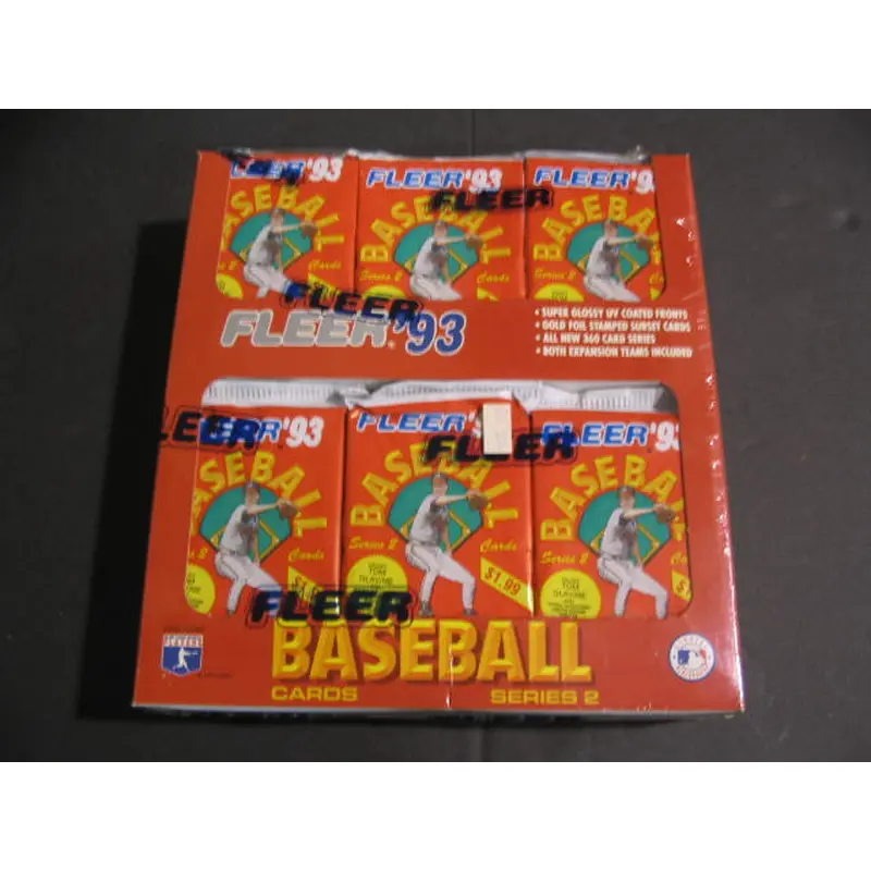 1993 Fleer Baseball Series 2 Jumbo Box