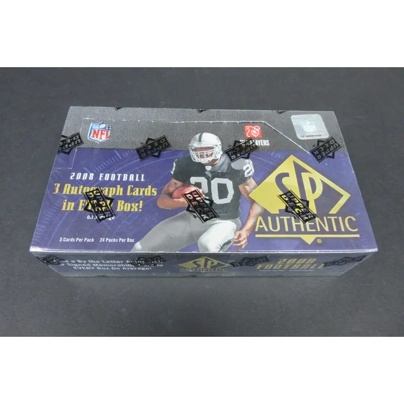 2008 Upper Deck SP Authentic Football Box (Hobby)