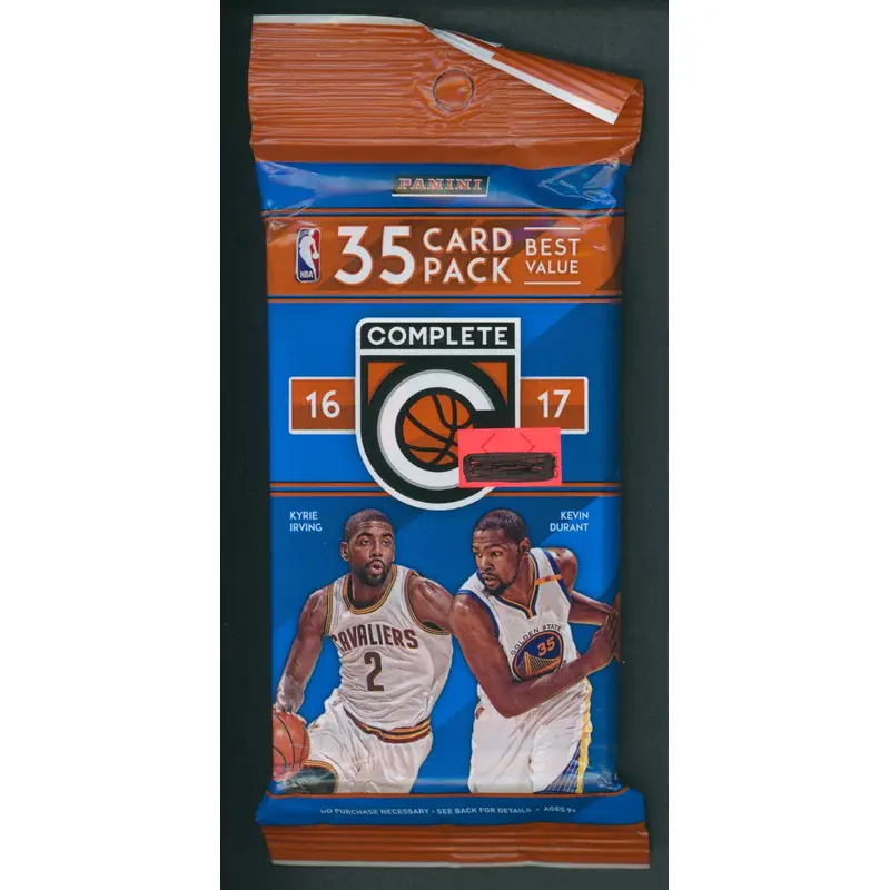 2016/17 Panini Complete Basketball Unopened Cello Fat Pack (35)