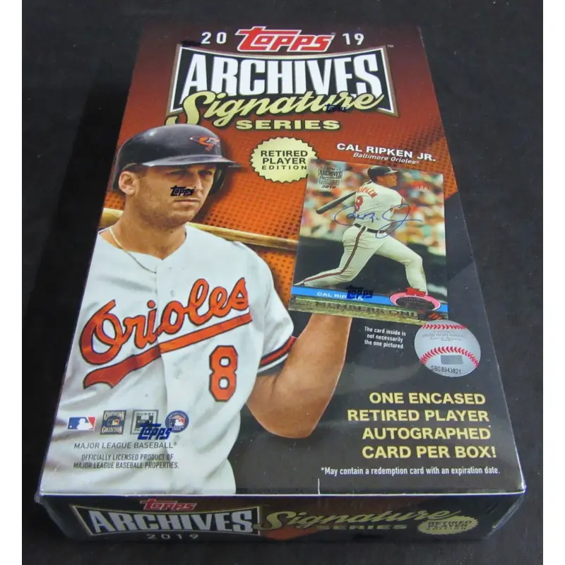 2019 Topps Archives Signature Series Baseball Box (Retired Player) (Hobby)