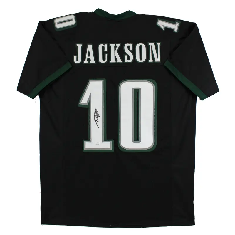 Desean Jackson Authentic Signed Black Pro Style Jersey Autographed JSA Witness