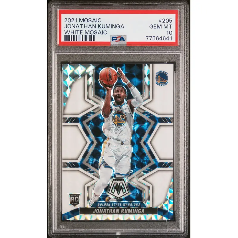 Jonathan Kuminga 2021 Panini Mosaic White Mosaic #1/25 PSA 10 Gem Mint