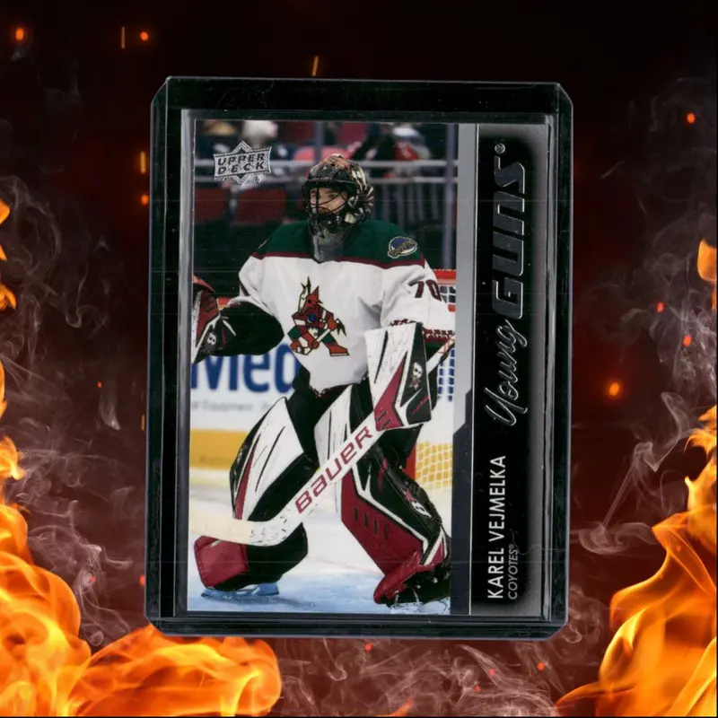 2021-22 Upper Deck Karel Vejmelka Young Guns (A) Rookie #458