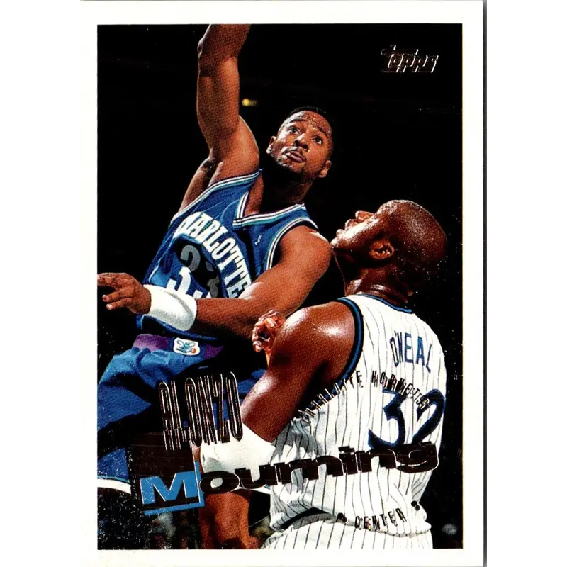1995 Topps Alonzo Mourning #150