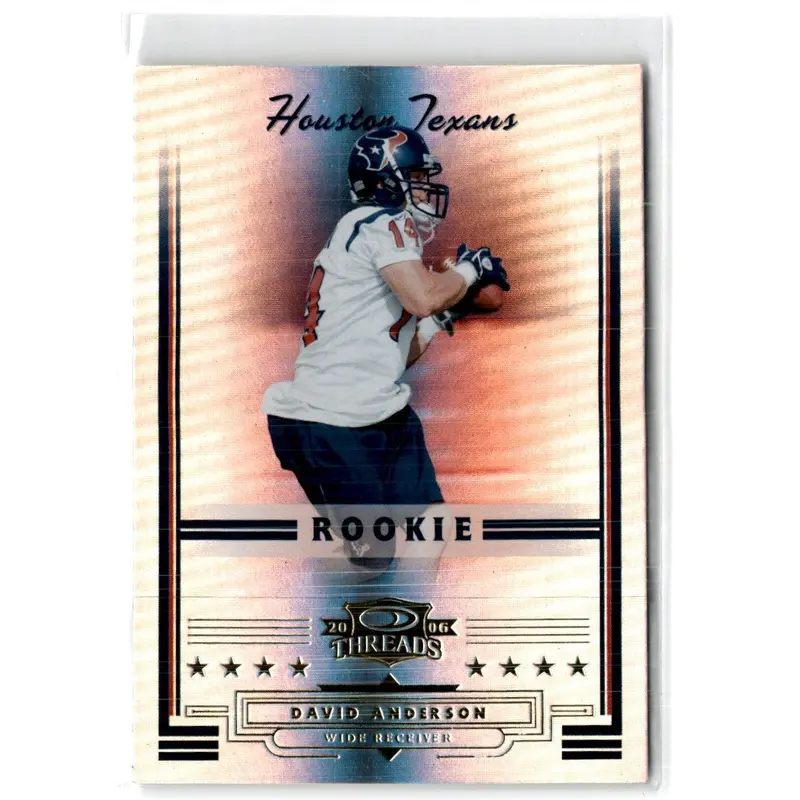 2006 Donruss Threads David Anderson #181 Rookie 846/999