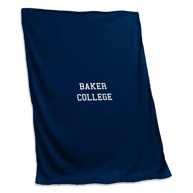 Baker College Sweatshirt Blanket (Screened)