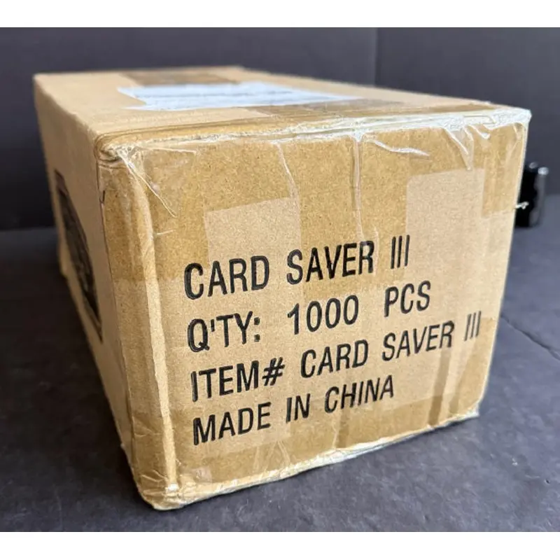 Cardboard Gold Card Saver III Case (20/50)